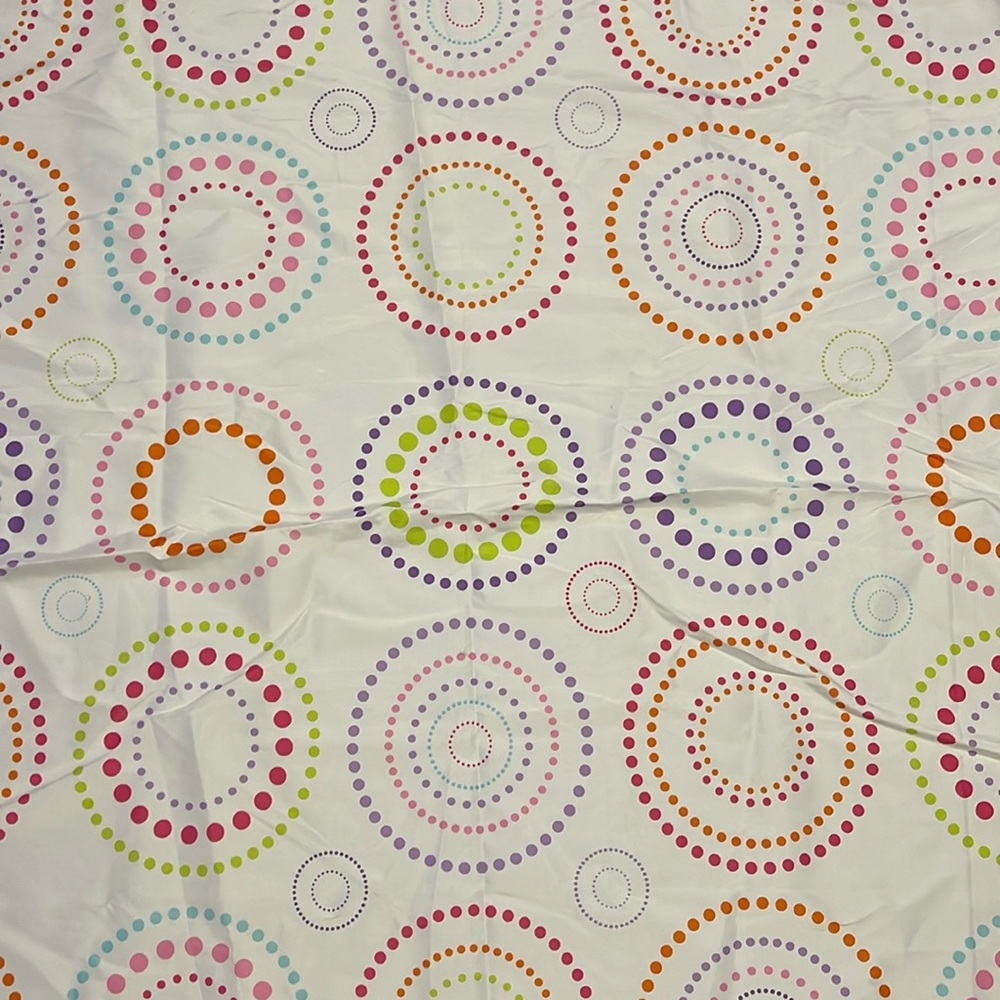 Dot pattern curtains